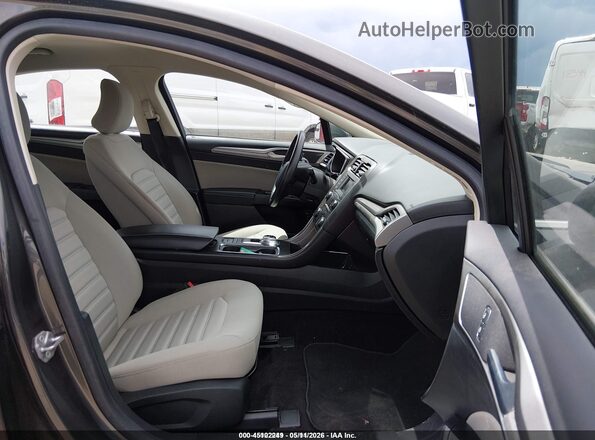 3FA6P0UUXJR235905 2018 FORD FUSION HYBRID Gray Вид салону спереду