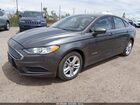 2018 Ford Fusion Hybrid S Gray vin: 3FA6P0UUXJR235905