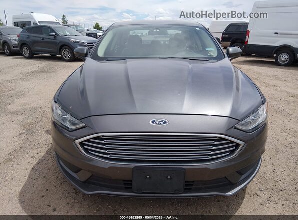 3FA6P0UUXJR235905 2018 FORD FUSION HYBRID Gray 