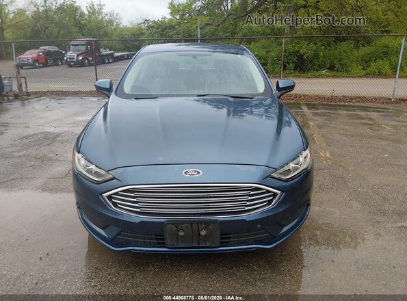 3FA6P0UUXJR235953 2018 FORD FUSION HYBRID Blue Widok wnętrza z tyłu