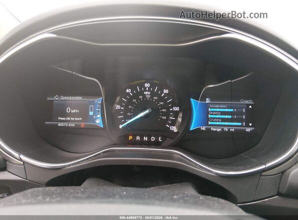 3FA6P0UUXJR235953 2018 FORD FUSION HYBRID Blue Widok tylnych siedzeń