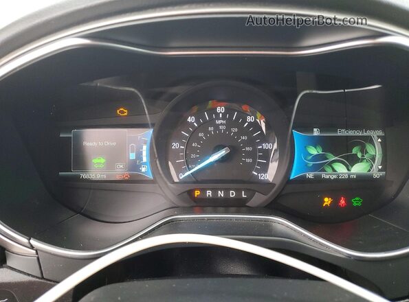 3FA6P0UUXJR261663 2018 FORD FUSION Серый Вид щитка приборов