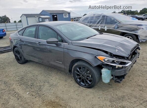 3FA6P0UUXJR261663 2018 FORD FUSION Серый Передняя правая четверть