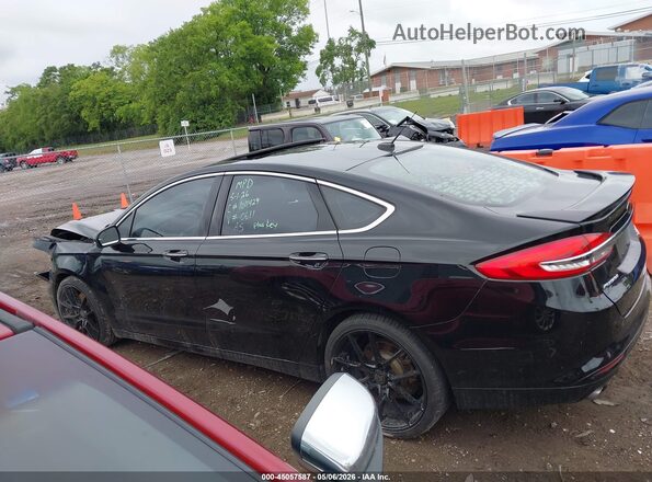 3FA6P0VP9JR201611 2018 FORD FUSION Черный Панорамный вид салона 360°