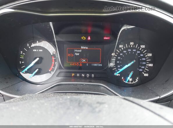 3FA6P0VP9JR201611 2018 FORD FUSION Черный Вид задних сидений
