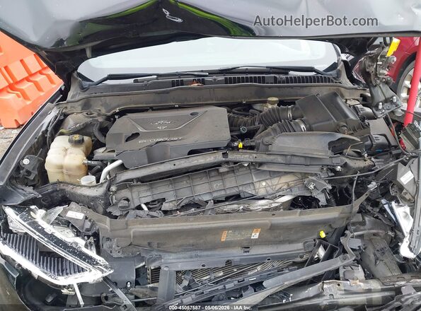 3FA6P0VP9JR201611 2018 FORD FUSION Черный Вид сзади