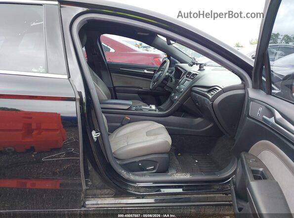 3FA6P0VP9JR201611 2018 FORD FUSION Черный Вид салона спереди