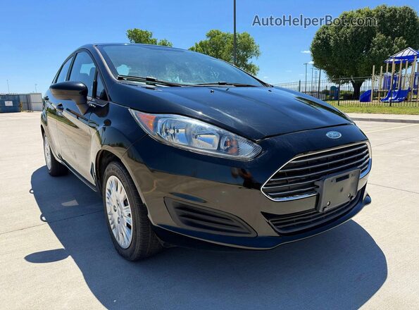 3FADP4AJ0KM110581 2019 FORD FIESTA Черный Передняя левая четверть