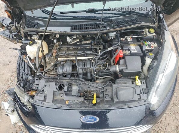 3FADP4AJ0KM126554 2019 FORD FIESTA Black Вид задньої частини салону