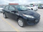 2019 Ford Fiesta S Black vin: 3FADP4AJ1KM158445