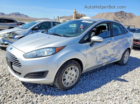 3FADP4AJ3JM123856 2018 FORD FIESTA Silver Передня ліва чверть