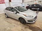 2018 Ford Fiesta S Серебряный vin: 3FADP4AJ8JM134156