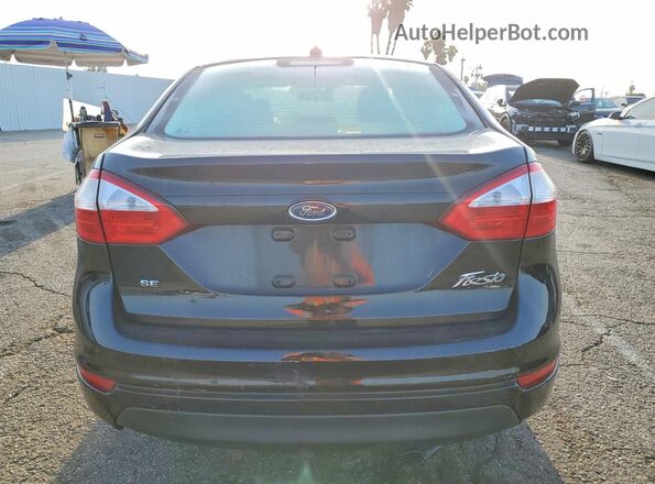 3FADP4BJ0HM132944 2017 FORD FIESTA Black Вид ззаду