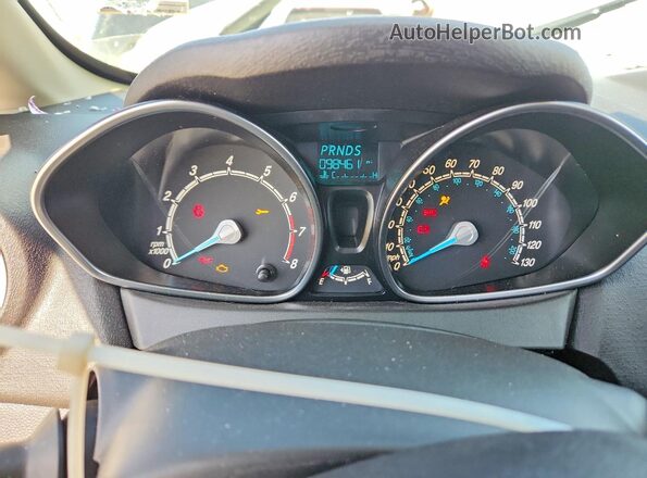 3FADP4BJ0HM166169 2017 FORD FIESTA Black Instrument cluster view