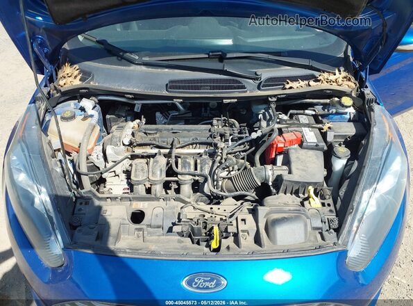 3FADP4BJ0JM111775 2018 FORD FIESTA Blue Vista trasera