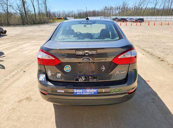 3FADP4BJ0JM122923 2018 FORD FIESTA Серый Вид сзади