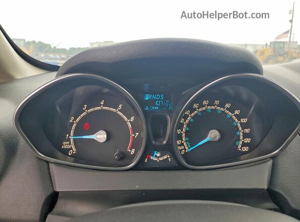 3FADP4BJ0KM117500 2019 FORD FIESTA Белый Вид щитка приборов