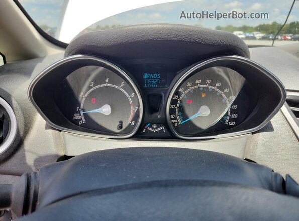 3FADP4BJ0KM154384 2019 FORD FIESTA Серебряный Вид щитка приборов