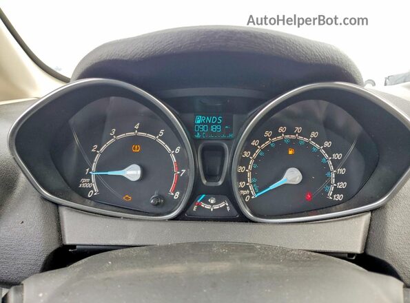 3FADP4BJ1GM166910 2016 FORD FIESTA Silver Vista del cuadro de instrumentos