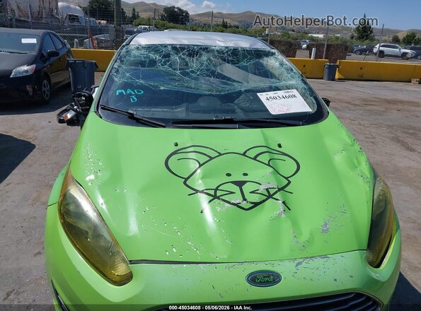 3FADP4BJ1HM144925 2017 FORD FIESTA Зеленый Вид спереди