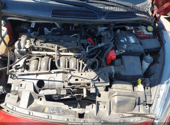 3FADP4BJ1JM138242 2018 FORD FIESTA Красный Вид сзади