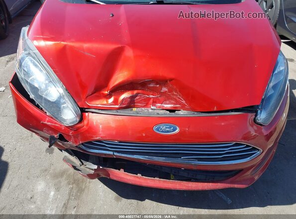 3FADP4BJ1JM138242 2018 FORD FIESTA Красный Вид спереди