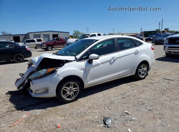 3FADP4BJ1KM132281 2019 FORD FIESTA Белый Передняя левая четверть