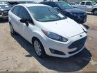 2019 Ford Fiesta Se White vin: 3FADP4BJ1KM149484