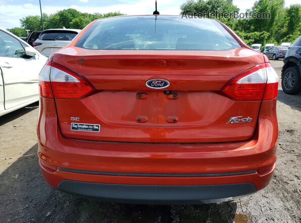 3FADP4BJ2KM108619 2019 FORD FIESTA Оранжевый Вид сзади