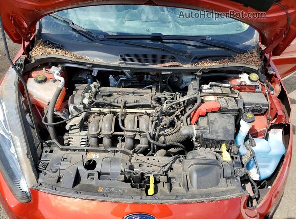 3FADP4BJ2KM108619 2019 FORD FIESTA Оранжевый Вид задней части салона