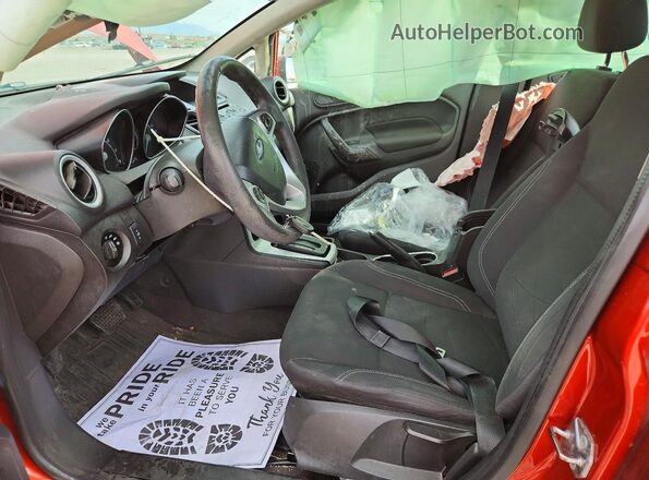 3FADP4BJ3KM121623 2019 FORD FIESTA Maroon Widok wnętrza z przodu
