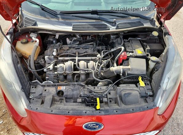 3FADP4BJ3KM121623 2019 FORD FIESTA Maroon Widok wnętrza z tyłu