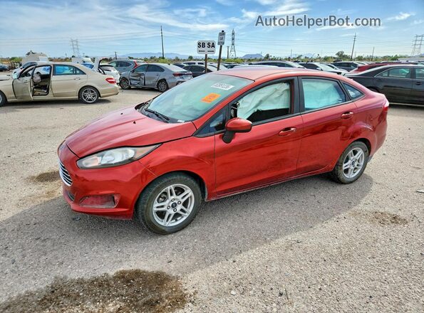 3FADP4BJ3KM121623 2019 FORD FIESTA Maroon Przód lewy