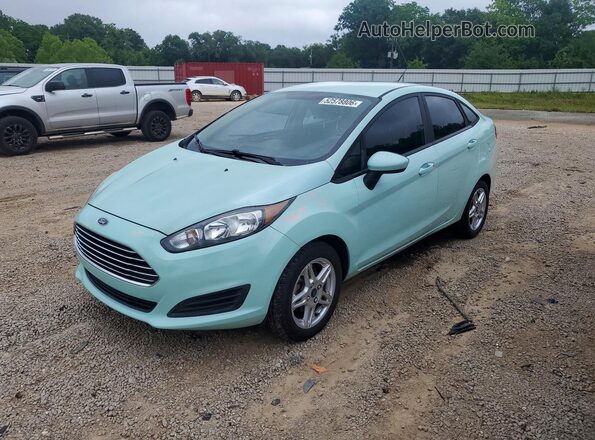 3FADP4BJ3KM147333 2019 FORD FIESTA Turquoise Vista tres cuartos delantera izquierda