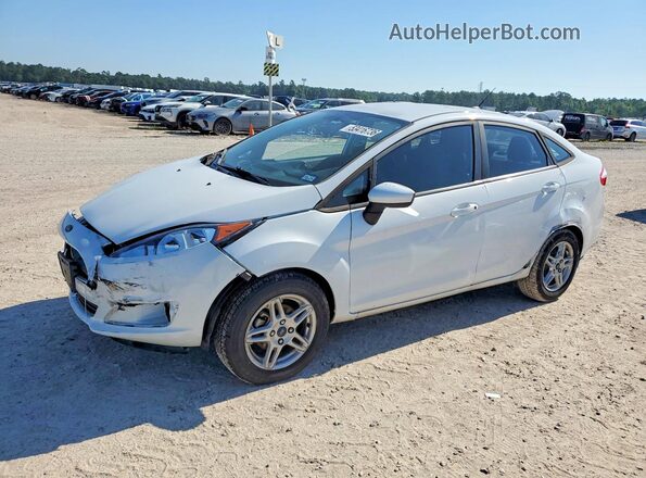 3FADP4BJ4KM125955 2019 FORD FIESTA Белый Передняя левая четверть