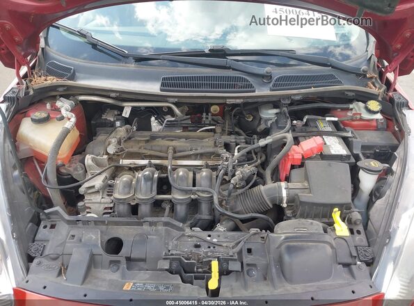 3FADP4BJ4KM137944 2019 FORD FIESTA Maroon Vista trasera