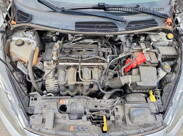 3FADP4BJ5JM144903 2018 FORD FIESTA Серебряный Вид задней части салона