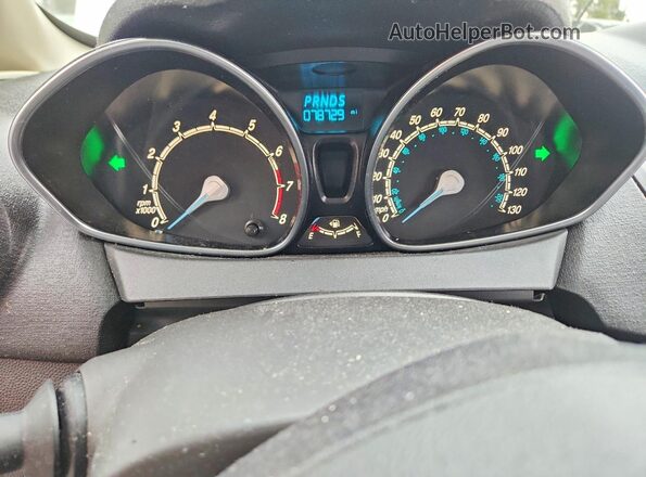 3FADP4BJ5JM144903 2018 FORD FIESTA Серебряный Вид щитка приборов