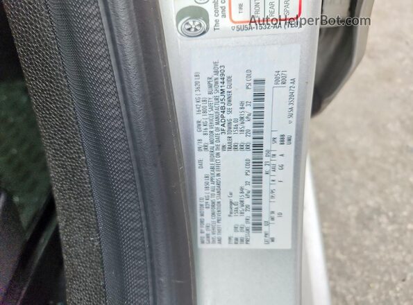 3FADP4BJ5JM144903 2018 FORD FIESTA Серебряный Вид подкапотного пространства
