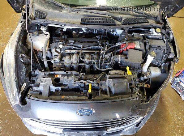 3FADP4BJ5KM114477 2019 FORD FIESTA Серый Вид задней части салона
