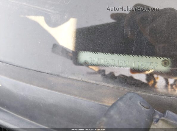 3FADP4BJ5KM116052 2019 FORD FIESTA Gray Вид підкапотного простору