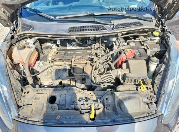 3FADP4BJ6KM163459 2019 FORD FIESTA Серый Вид задней части салона