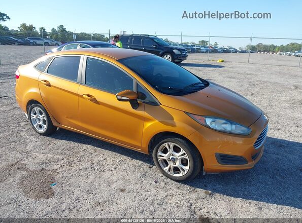3FADP4BJ8GM173367 2016 FORD FIESTA Оранжевый Передняя правая четверть
