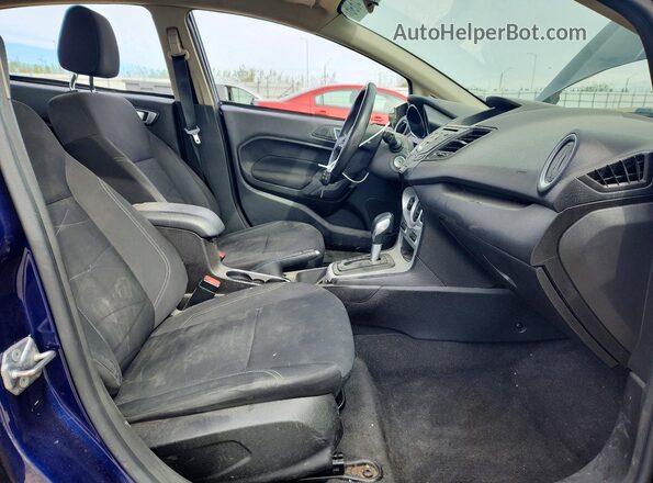3FADP4BJ8GM184076 2016 FORD FIESTA Синий Вид салона спереди