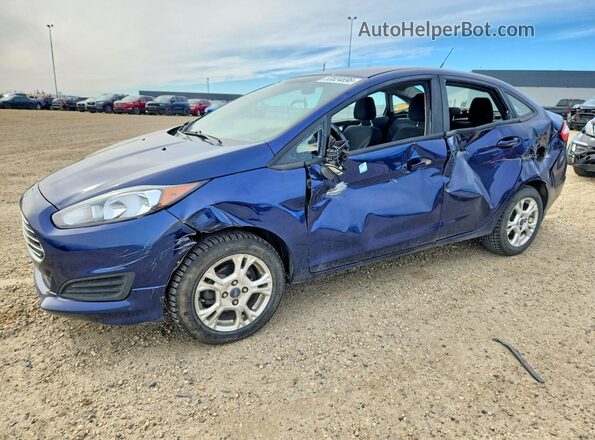 3FADP4BJ8GM184076 2016 FORD FIESTA Синий Передняя левая четверть