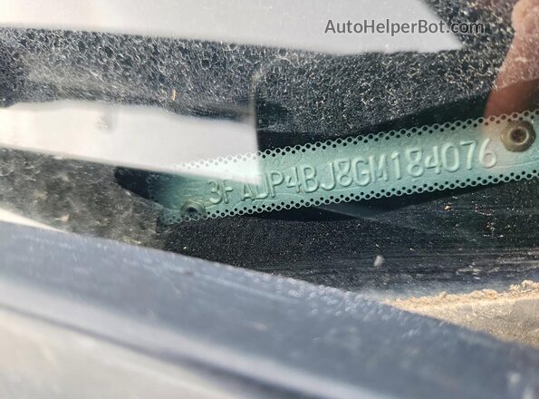 3FADP4BJ8GM184076 2016 FORD FIESTA Синий Вид подкапотного пространства