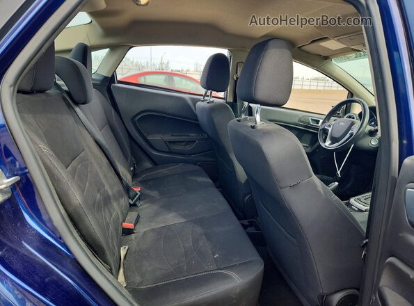 3FADP4BJ8GM184076 2016 FORD FIESTA Синий Вид задних сидений