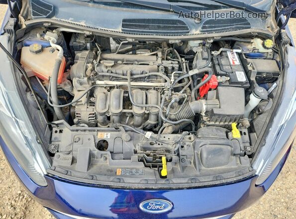 3FADP4BJ8GM184076 2016 FORD FIESTA Синий Вид задней части салона