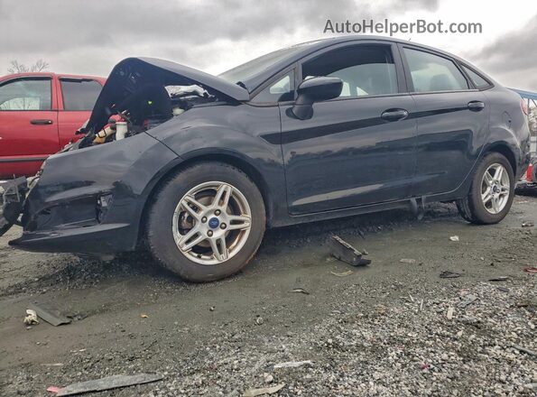 3FADP4BJ8HM132349 2017 FORD FIESTA Черный Передняя левая четверть