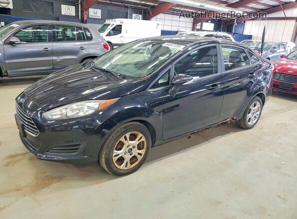 3FADP4BJ9GM182417 2016 FORD FIESTA Черный Передняя левая четверть
